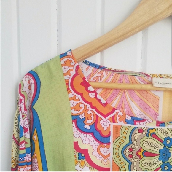 Westbound Fringe Poncho Top - Picture 2 of 5